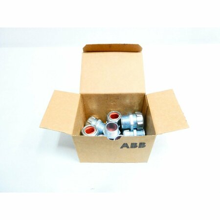 ABB SERVICE ENTRANCE CABLE CONNECTOR 1IN CONDUIT FITTING, 10PK 2438